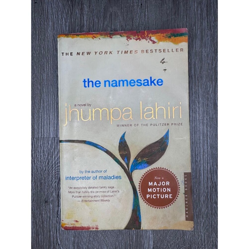 The Namesake Jhumpa Lahiri Paperback Novel Pulitzer Prize Winner Movie Tie In
